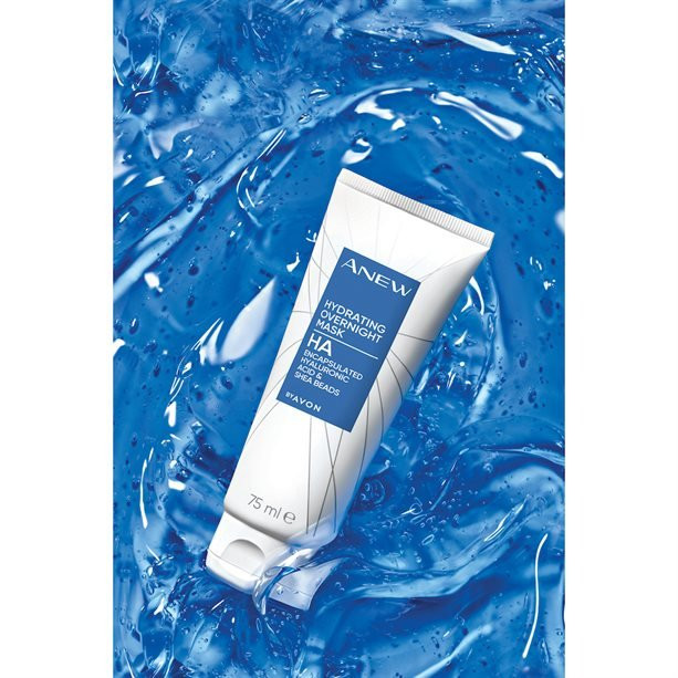 ماسک شب آبرسان هیالورونیک اسید Avon Hydrating Overnight آوون 75 میل