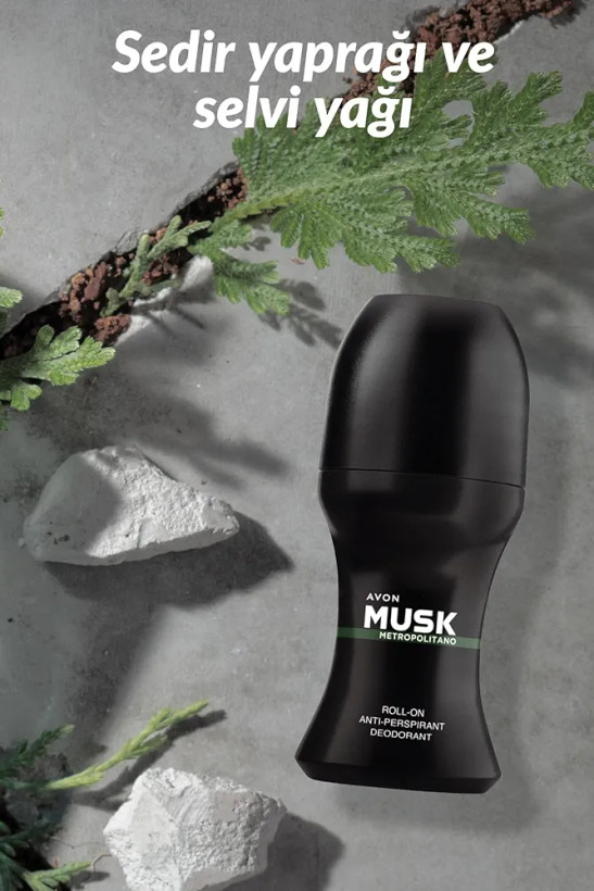 مام رول مردانه آون 50 میل Musk Metropolitano AVON