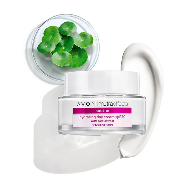 کرم روز پوست حساس سری nutra effects مدل Soothe(SPF 20)