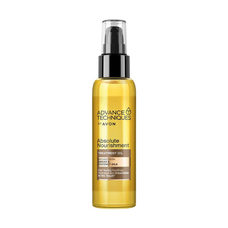روغن مو درمانی آون Avon حاوی روغن آرگان و نارگیل