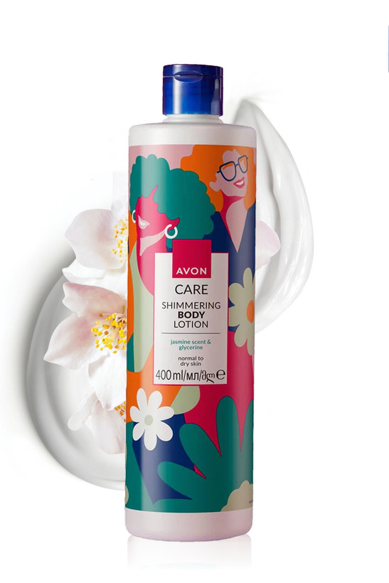 لوسیون بدن حاوی گلیسیرین درخشان مراقبتی با عطر یاسمین 400 میل Avon