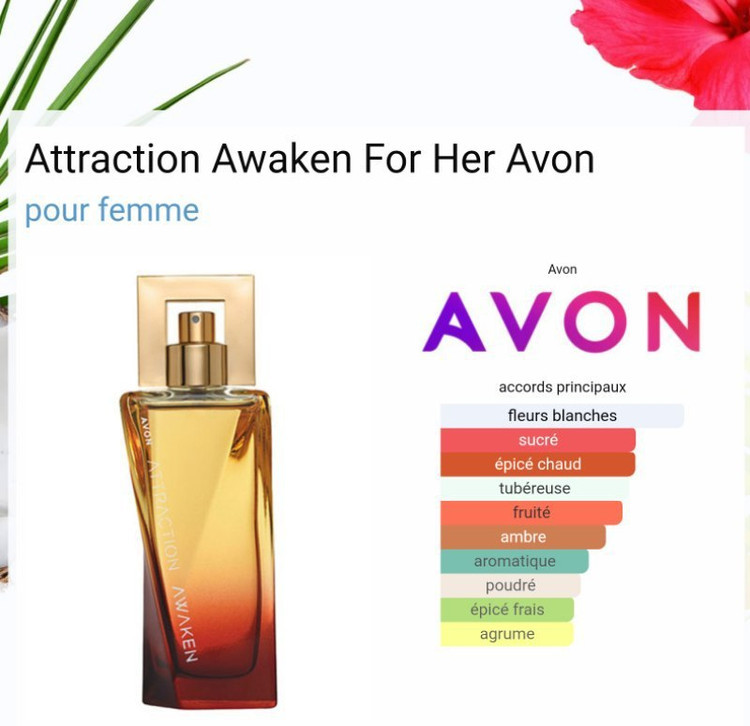 عطر زنانه Avon Attraction Awaken آوون 50 میل