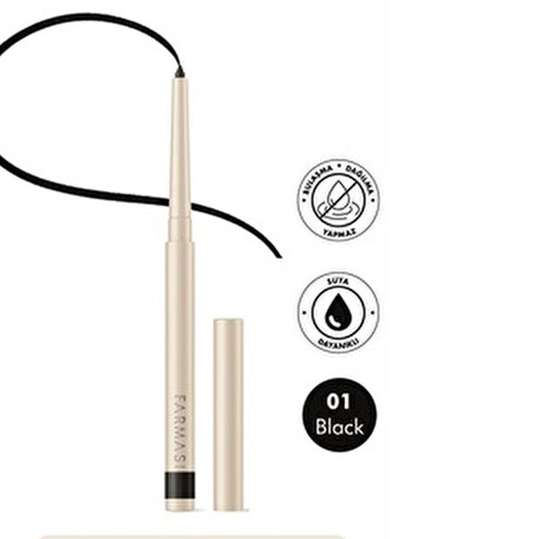 مداد چشم ضدآب فارماسی رنگ 01Black